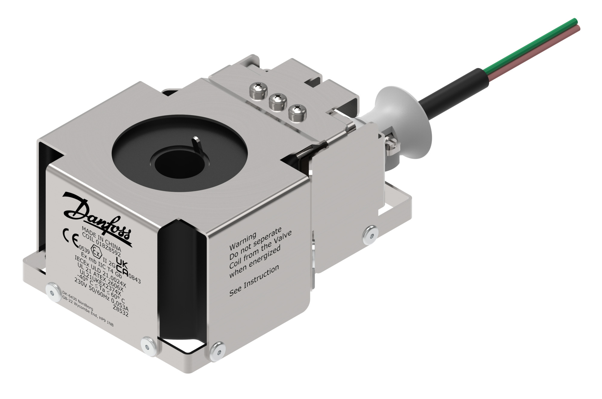 Komponenty Danfoss pro výbušné prostředí ATEX