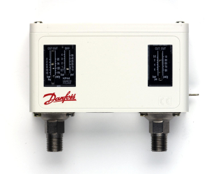 Regulátor tlaku Danfoss KP44 presostat duální 2÷12 bar